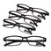 TERAISE 4PCS Fashion Antiblue light Reading Glasses Men Women Computer Reader200X