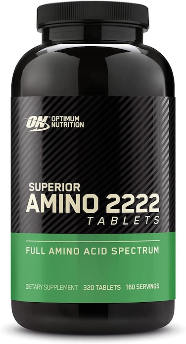 Optimum Nutrition Superior Amino 2222 Tablets Complete EAAs 320 Ct