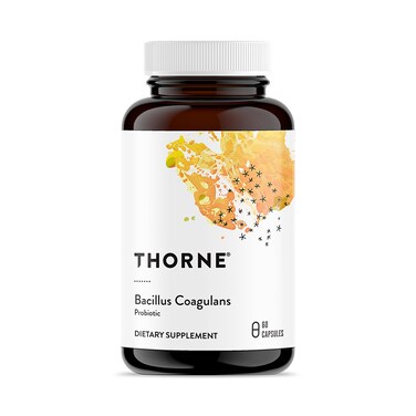 THORNE Bacillus Coagulans ShelfStable Vegan Probiotic 60 Capsules