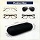 Eyekepper Glasses Case with Zip for Reading Eyeglass 1 Pack EVA Black