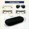 Eyekepper Glasses Case with Zip for Reading Eyeglass 1 Pack EVA Black