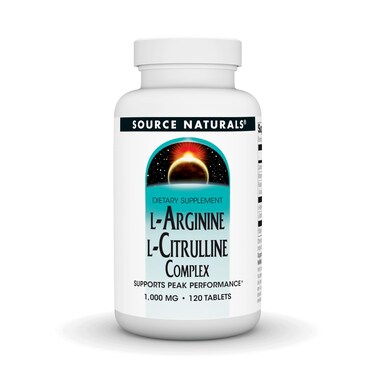 Source Naturals LArginine LCitrulline Complex 120 Tablets 1000 mg