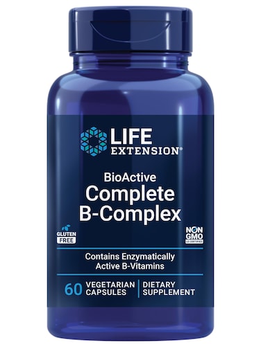 Life Extension BioActive Complete BComplex 60 Vegetarian Capsules