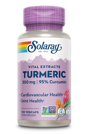 Solaray Guaranteed Potency Turmeric Root Extract 300 mg VCapsules 120 Count