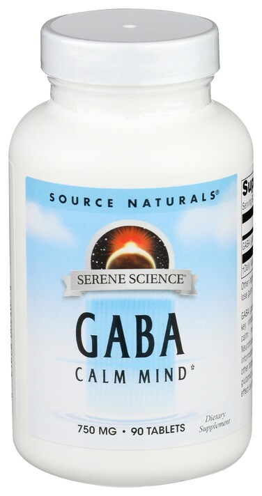 Source Naturals Serene Science GABA for a Calm Mind 750mg 90 Tablets