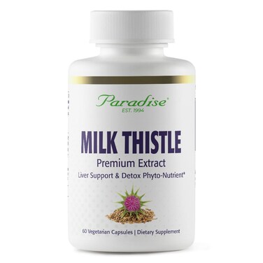 Paradise Herbs Milk Thistle Whole Spectrum Extract 60 Capsules