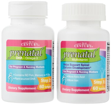 21st Century Prenatal with DHA Tablets and Softgels 120 Count