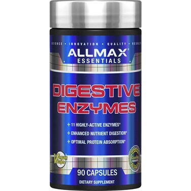 ALLMAX Digestive Enzymes Capsules 90 Count