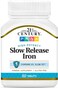 21st Century Slow Release Iron Tablets 60 Count PACK OF 2 Packaging May Vary