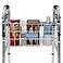 Top Glides Bundle 4 PCS Premium Clipon Walker Wire Basket with Cup Holder Insert and 2 CarryAll Swivel Hooks