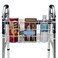 Top Glides Bundle 4 PCS Premium Clipon Walker Wire Basket with Cup Holder Insert and 2 CarryAll Swivel Hooks