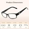 TruVision Readers Reading Glasses 9504H 3 Pack Black 275