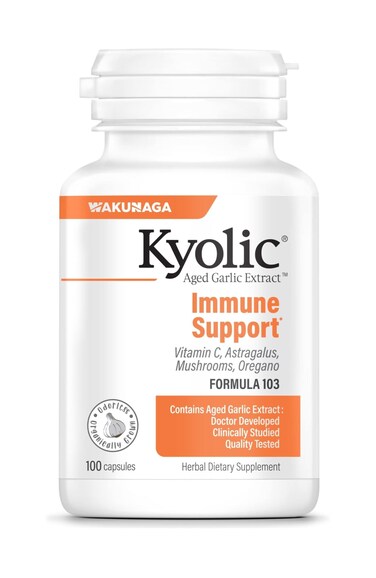 Kyolic Aged Garlic Extract Immune Support Formula 103 100 Capsules