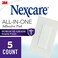 Nexcare AllinOne Adhesive Pads 2375 x 4 in 5 Count