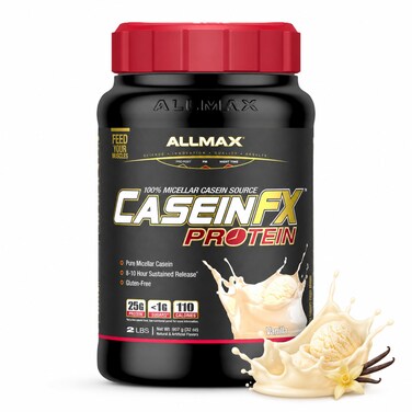 ALLMAX CaseinFX Protein Vanilla 2 lb 27 Servings