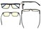 Eyekepper Blue Light Glasses Men Women Black Frame Eyeglasses