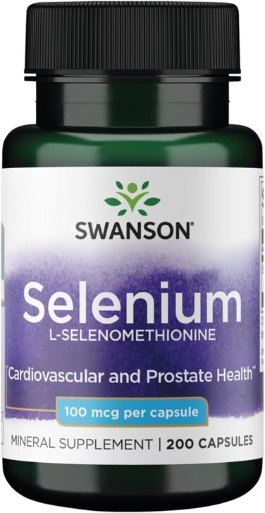 Swanson Selenium LSelenomethionine 100 mcg 200 Capsules