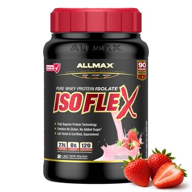 ALLMAX ISOFLEX Whey Protein Isolate Strawberry 2 lb