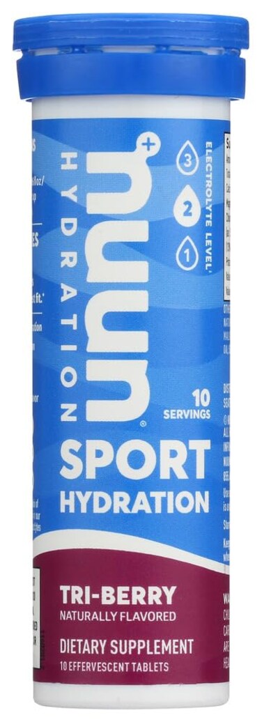 Nuun Active TriBerry Electrolyte Enhanced Drink Tablets 6Pack of 10 Tablets
