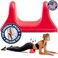 PSO-RITE PSORITE Psoas Muscle Release Tool Made in USA Patented Deep Tissue Massage Device for Your Back Hip Flexor Trigger Point Relief Sunset Red