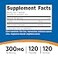 Nutricost CDP Choline Citicoline 300mg 120 Vegetarian Capsules GMOFree