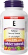 Webber Naturals Vitamin E Natural Source Softgel 400 IU120 Softgels