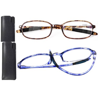 AQWANO Blue Light Blocking Computer Reading Glasses TR90 Flexible Unbreakable Frame Lightweight UV Protection Readers for Women Men 20