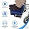 NYOrtho Wheelchair FootRest Extender Elevating Pad Leg Cushion Protector Secures Easily with QuickRelease Strap Seat Widths 22 24 2 Foot Platform Made in USA