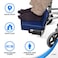NYOrtho Wheelchair FootRest Extender Elevating Pad Leg Cushion Protector Secures Easily with QuickRelease Strap Seat Widths 22 24 2 Foot Platform Made in USA