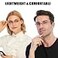 AQWANO 2 Pack Blue Light Blocking Computer Reading Glasses UV Protection Flexible TR90 Frame Lightweight Readers Glasses for Women Men 25