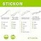 STICKON Stainless Steel Gua Sha Scraping Massage Tool Set IASTM Tools Great Soft Tissue Mobilization Tool O Shape
