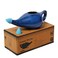 HealthGoodsIn Ceramic Neti Pot Premium Handcrafted Durable Dishwasher Safe with 2 Silicone Nozzle Tip 225 Ml 76 FL Oz Capacity Elegant Blue Gradient