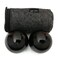 Top Chi Black Obsidian Baoding Balls with Carry Pouch for Hand Therapy Exercise and Stress Relief Medium 15 Inch