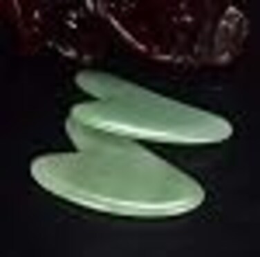 DNHCLL Gua sha Board Natural Jade Gua Sha Scraping Massage Tools Stone Guasha Board for Face and Body Caring SPA Acupuncture