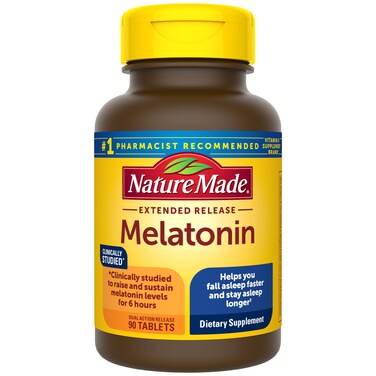 Nature Made Melatonin 4mg Extended Release Tablets 90 Count