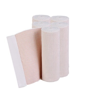 Hospora Thick LatexFree Compression Cotton Elastic Bandage 6 inches 5 Rolls