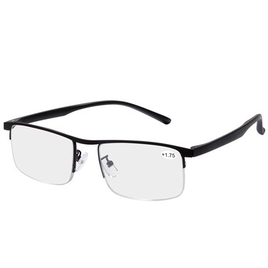 MIRYEA Progressive Multifocus Computer Reading Glasses Blue Light Blocking Multifocal Readers for Men and Women Multi Focus Eyeglasses Eyewear Anti Glare Light Weight TR90 Semirimless Frame