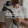 Obusforme Professional Grade Percussion Back Massager Handheld Deep Tissue Massager 3000 RPM Dual Massage Nodes Five Massage Intensity Options Ergonomic Front Grip NonSlip Handle