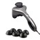 Obusforme Professional Grade Percussion Back Massager Handheld Deep Tissue Massager 3000 RPM Dual Massage Nodes Five Massage Intensity Options Ergonomic Front Grip NonSlip Handle