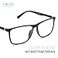 2SeeLife Durable Large TR90 Reading Glasses for Men MediumWide Fit Flexible Sturdy Frame Spring Hinges Premium Readers Black Matte 100