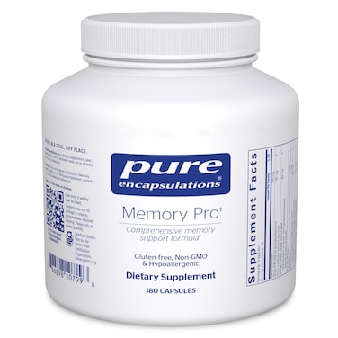 Pure Encapsulations Memory Pro 180 Capsules