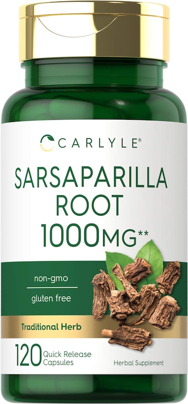 Carlyle Sarsaparilla Root Extract Supplement 120 Capsules