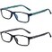 RaoOG Reading Glasses for MenWomen with Spring hinges and Case 100X