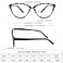 JAWSOCK 4 Pack Reading Glasses Blue Light Blocking for WomenDesigner Cat Eye Frame Ladies Computer ReadersAnti GlareUV Ray Eyeglasses 15