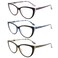 CRGATV 3 Pack Reading Glasses125 Blue Light Blocking Cat Eye Women