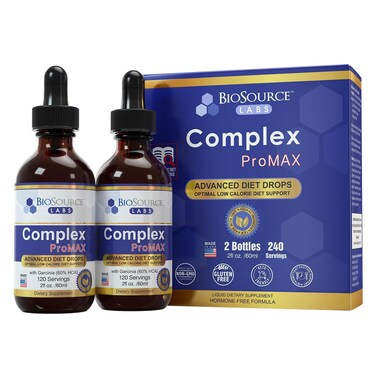 BioSource Labs Complex ProMAX Diet Drops 2Pack 2 fl oz 60Day Supply