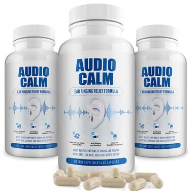 BACTICURE Audio Calm Tinnitus Relief Supplement Natural Stop Tinnitus Solution Relieves Ear Ringing Buzzing Clicking 60 Capsules 3