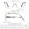 JAWSOCK 4 Pack Reading Glasses Blue Light Blocking for Women MenFashion Square Computer Readers with Spring HingeAnti Eyestrain Eyeglasses15x