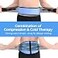 Comfpack Ice Pack for Back Pain Relief with Compression 2 Packs Reusable Lower Back Wrap Ice Brace Hot Cold Therapy for Sciatic Injuries Tailbone Pain Lumbar Surgery Coccyx Herniated Disc