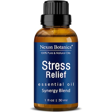 Nexon Botanics Stress Relief Essential Oil Blend 30 ml Calming Relaxing for Diffusers